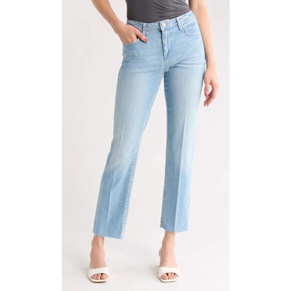 L'AGENCE Denim - L'AGENCE WOMENS SIZE 30 MILANA LOW RISE STOVEPIPE OLYMPIA LIGHT BLUE NEW